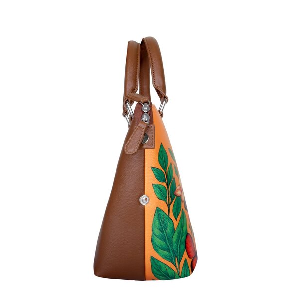 Printed Leather 3-in-1 Convertible Top Handle Crossbody Bag for Women- Daily Use - Picture 12 of 16